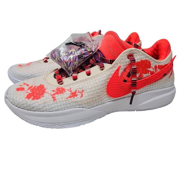 NEW Nike 17 Mimi Plange x LeBron 20 Premium Ceremony Sneaker Swoosh Orange main image 4